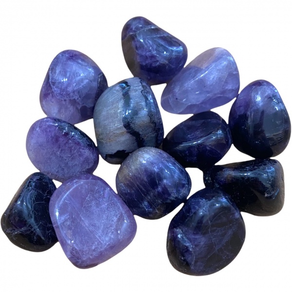 Fluorite - Blue John - Tumblestone